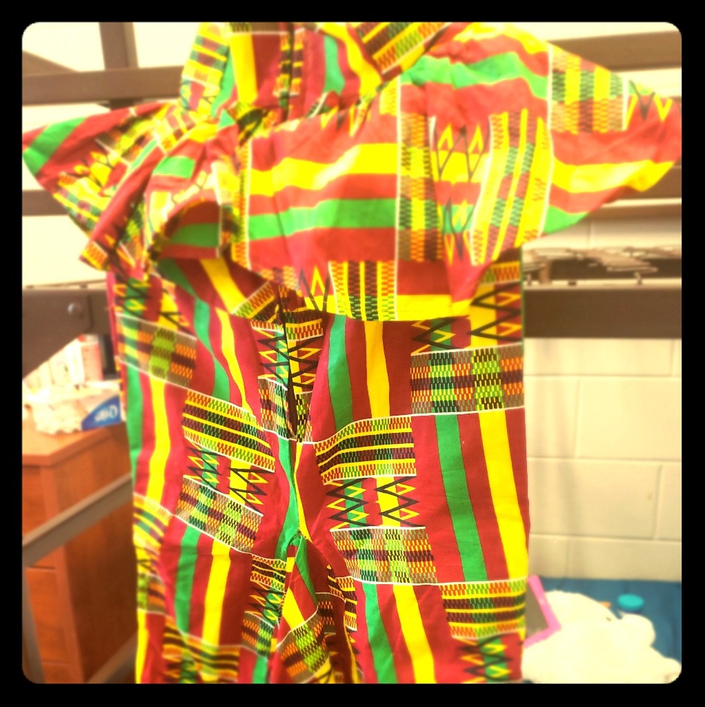 Shoe, dress and jacket